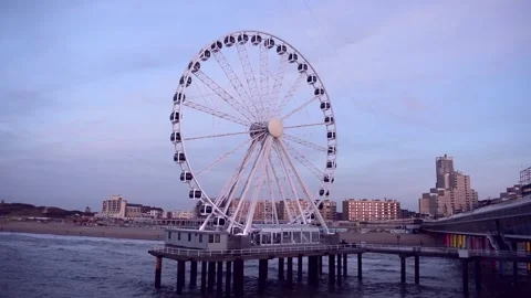 Sky view de Pier Stock Footage 201894902