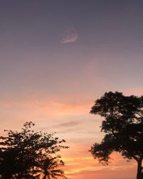 Sky view in the evening Foto stock