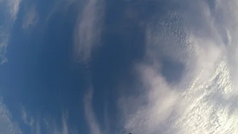 Sky view as man jumps over camera and splashes on Camotes Island with audio Stock Footage 102976223