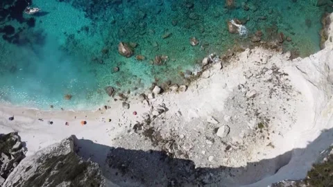 Sky View Paxos Erimitis part 1 Stock Footage 138151420