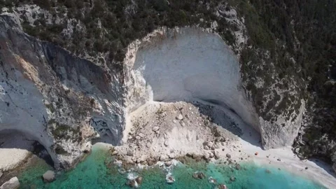 Sky View Paxos Erimitis part 2 Stock Footage 138151599
