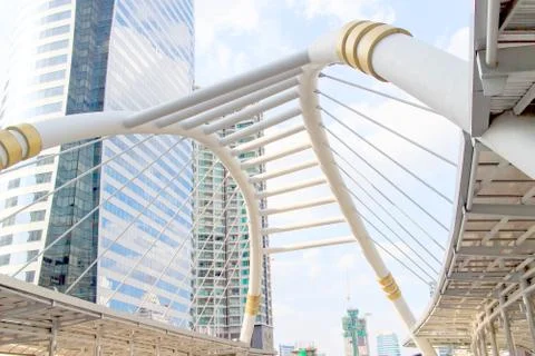 Sky walk bridge Stock Photos