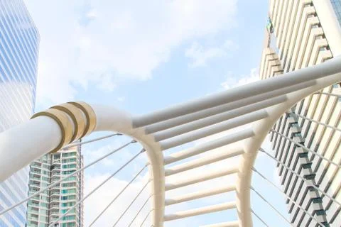 Sky walk bridge Stock Photos