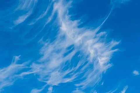 Sky wallpaper with light clouds. Stock Photos