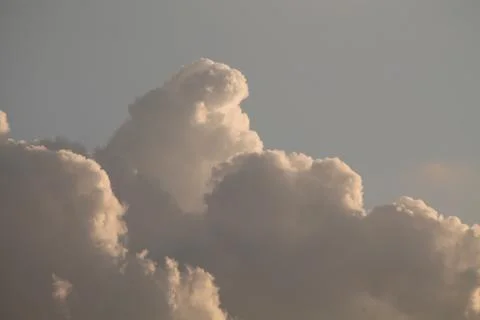 The sky was covered with clouds before a thunderstorm 스톡 사진