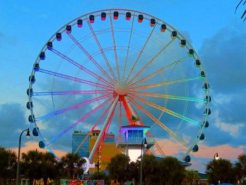 Sky wheel Stock Photos