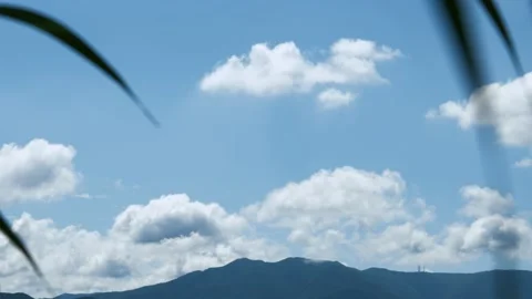 Sky where clouds are passing by Vídeo Stock 162461551