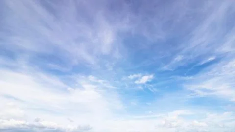 The sky with white cloud and sunlight Stock Photos