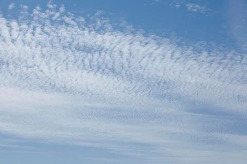 Sky - white clouds in front of a blue sky Stock Photos