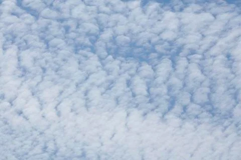 Sky - white clouds in front of a blue sky Stock Photos