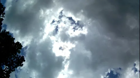 Sky, wind, clouds, time lapse Stock Footage 335621144