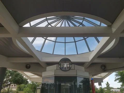 Sky Window on Top of Building - Interesting Architecture Stock Photos