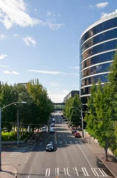 Sky in the windows Stock Photos