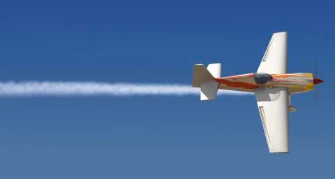 Sky writing Foto stock