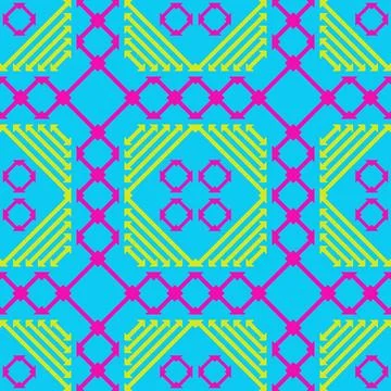 Sky yellow pink moroccan pattern         Stock Illustration