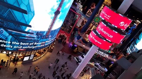 SkyAvenue Mall Stock Footage 321816205