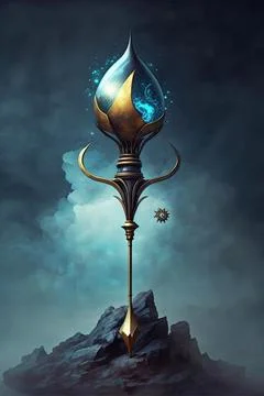 Skyblinder staff Stock Illustration