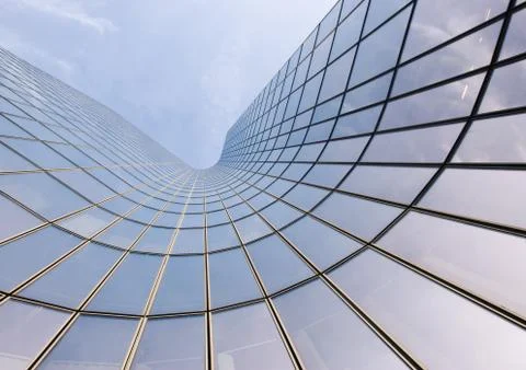 Skycraper, low angle view Stock Photos