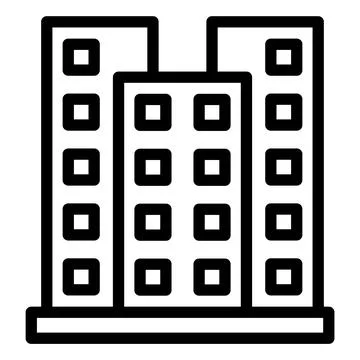 Skycraper Vector Icon Design Illustration Stock Illustration
