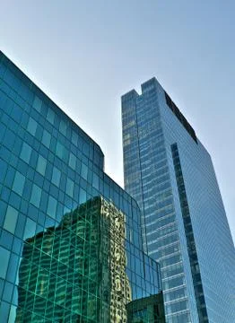Skycrapers reflections Foto stock
