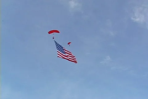 Skydiver 1 動画素材 79970