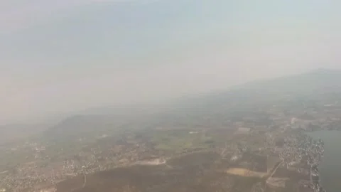 Skydiving. First-person view. Free fall finish Stock Footage 177206214