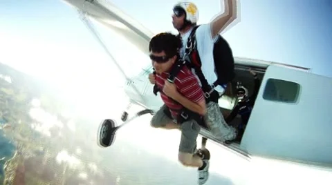 Skydiving Video stock 10731757