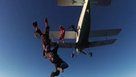 Skydiving 스톡 동영상 81411881