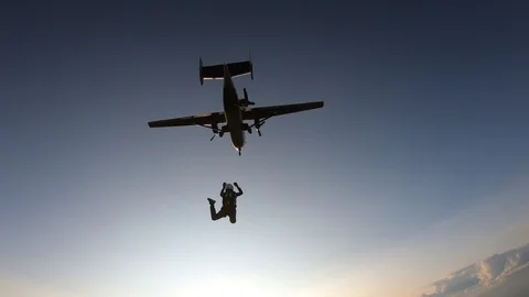 Skydiving 스톡 동영상 112864259