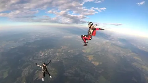 Skydiving. Freefly. Vidéo 78545015