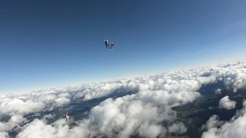 Skydiving. Freefly Stock Footage 139649343