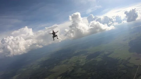 Skydiving. Freefly Stock Footage 154311978
