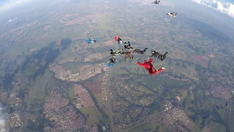 Skydiving group Challenge Vidéo 89783028