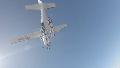 Skydiving new Stock Footage 136753817