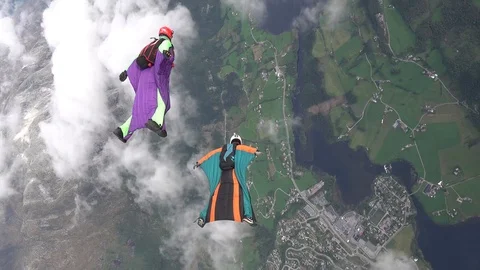 Skydiving new2 Stock Footage 109184975