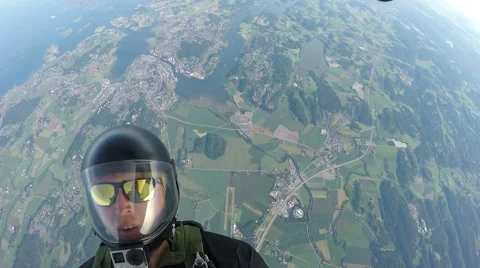 Skydiving in Norway Stock Footage 66901529