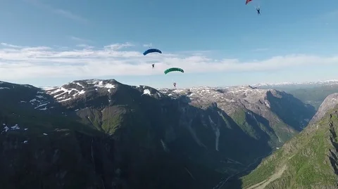 Skydiving in Norway Vidéo 78068530