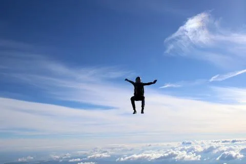 Skydiving in Norway Stock Photos