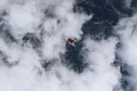 Skydiving in Norway 写真素材