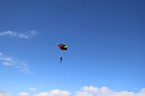 Skydiving in Norway Stock Photos