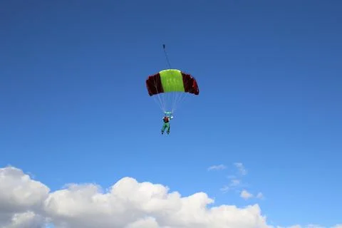 Skydiving in Norway Stock-Fotos