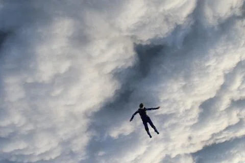 Skydiving in Norway Stock Photos
