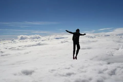 Skydiving in Norway Stock-Fotos