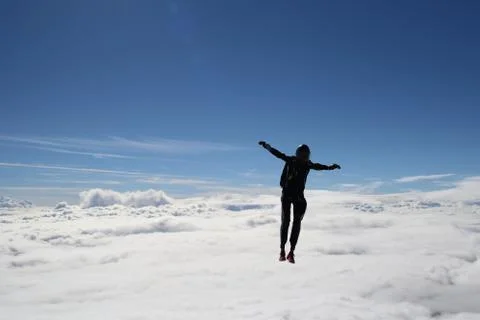 Skydiving in Norway Stock Photos