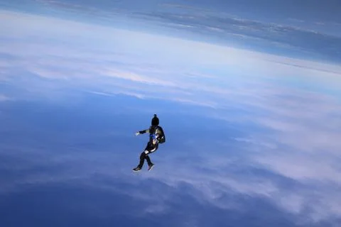 Skydiving in Norway Stock Photos