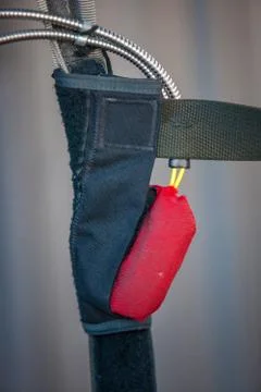 Skydiving parachute components Stock Photos