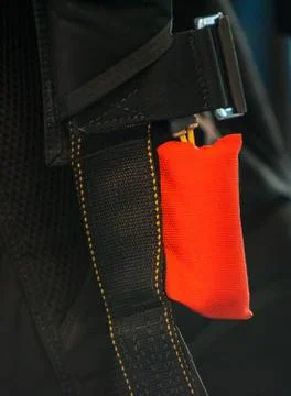 Skydiving parachute components Stock Photos