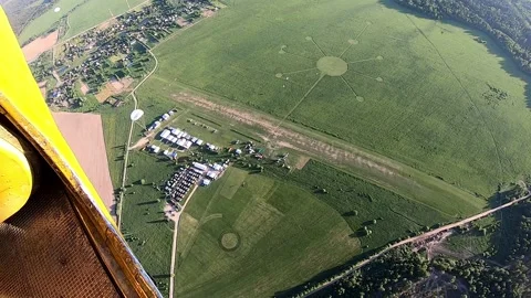 Skydiving. Paratrooper Stock Footage 155382740