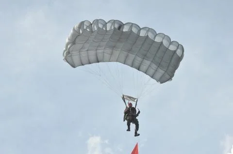Skydiving Fotos Stock