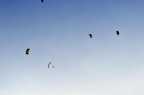 Skydiving 库存照片